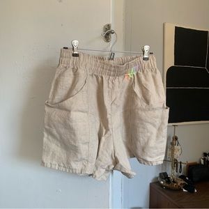 Elizabeth Suzann Clyde linen shorts